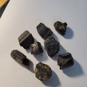 Black Tourmaline Crystal Set